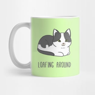 Loafing Around Cat Mug